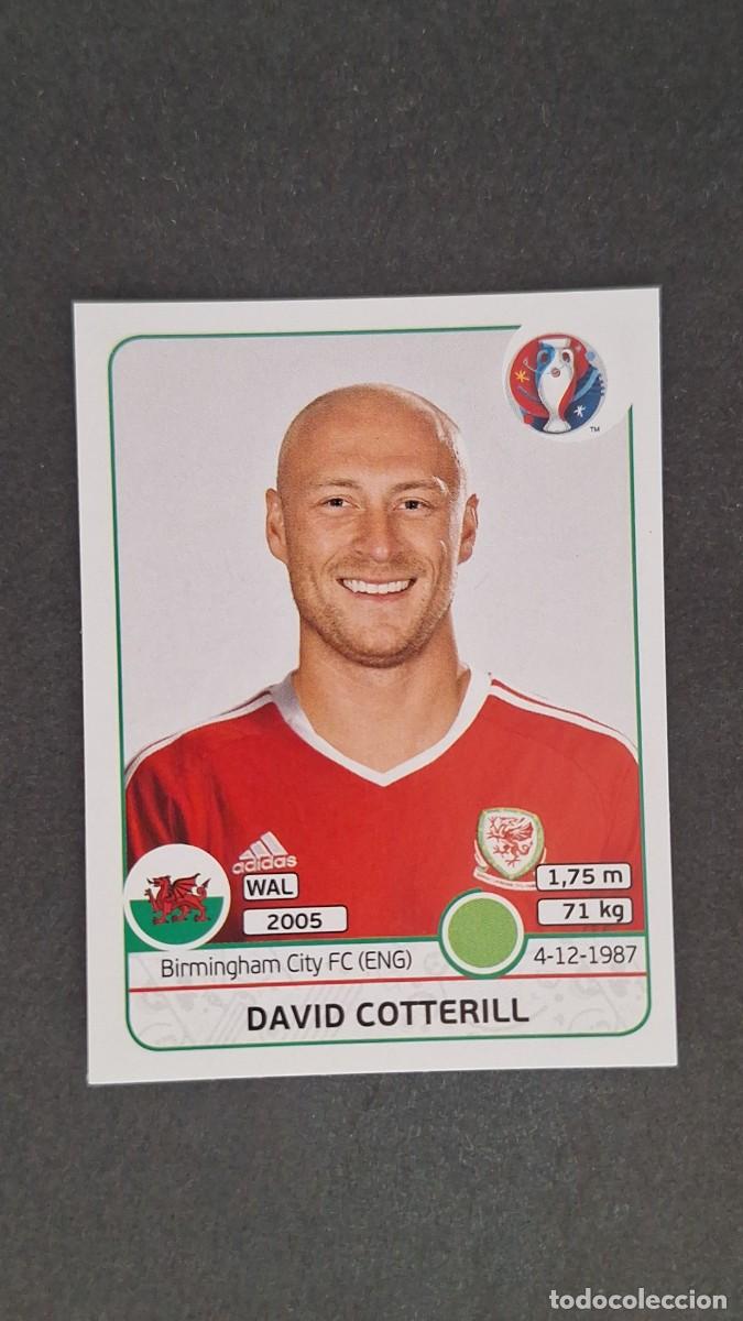Figurine di Calcio: L1 DAVID COTTERILL SELECCION GALES 197 EUROCOPA 2016 PANINI NUNCA PEGADO SIN PEGAR