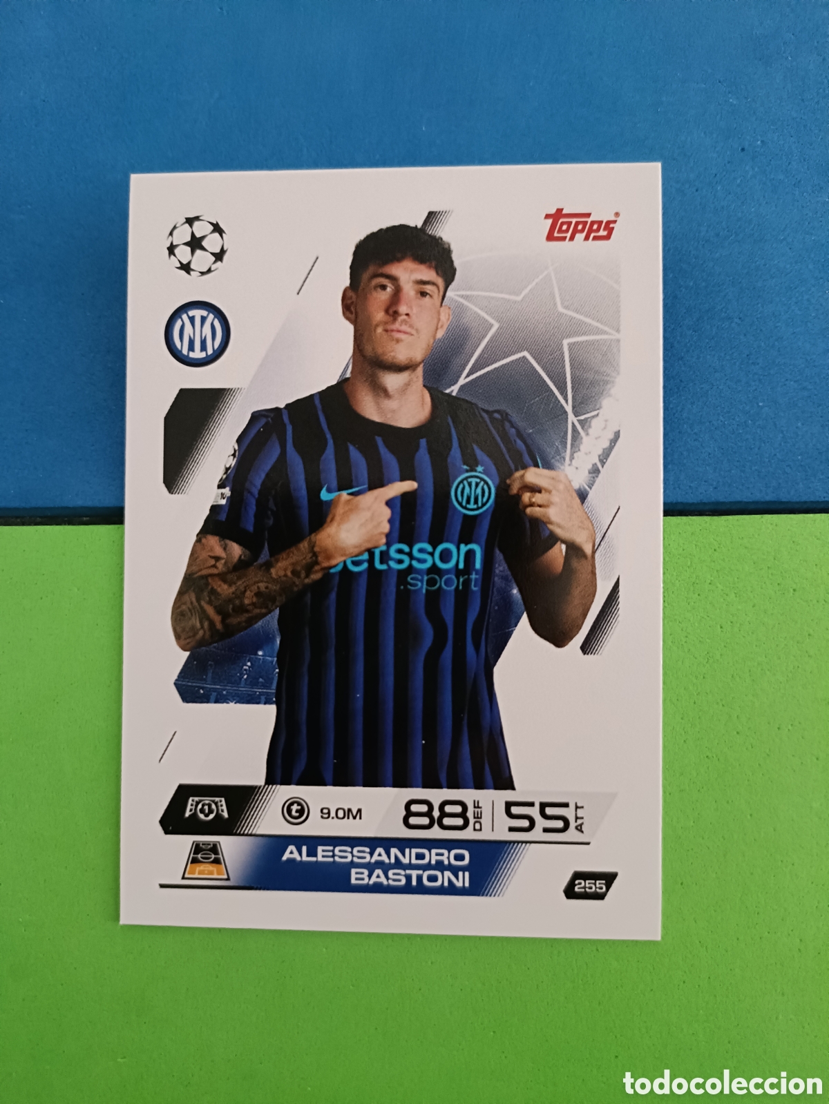 Figurine di Calcio: Topps Match Attax 2025 2026 - 255 Bastoni