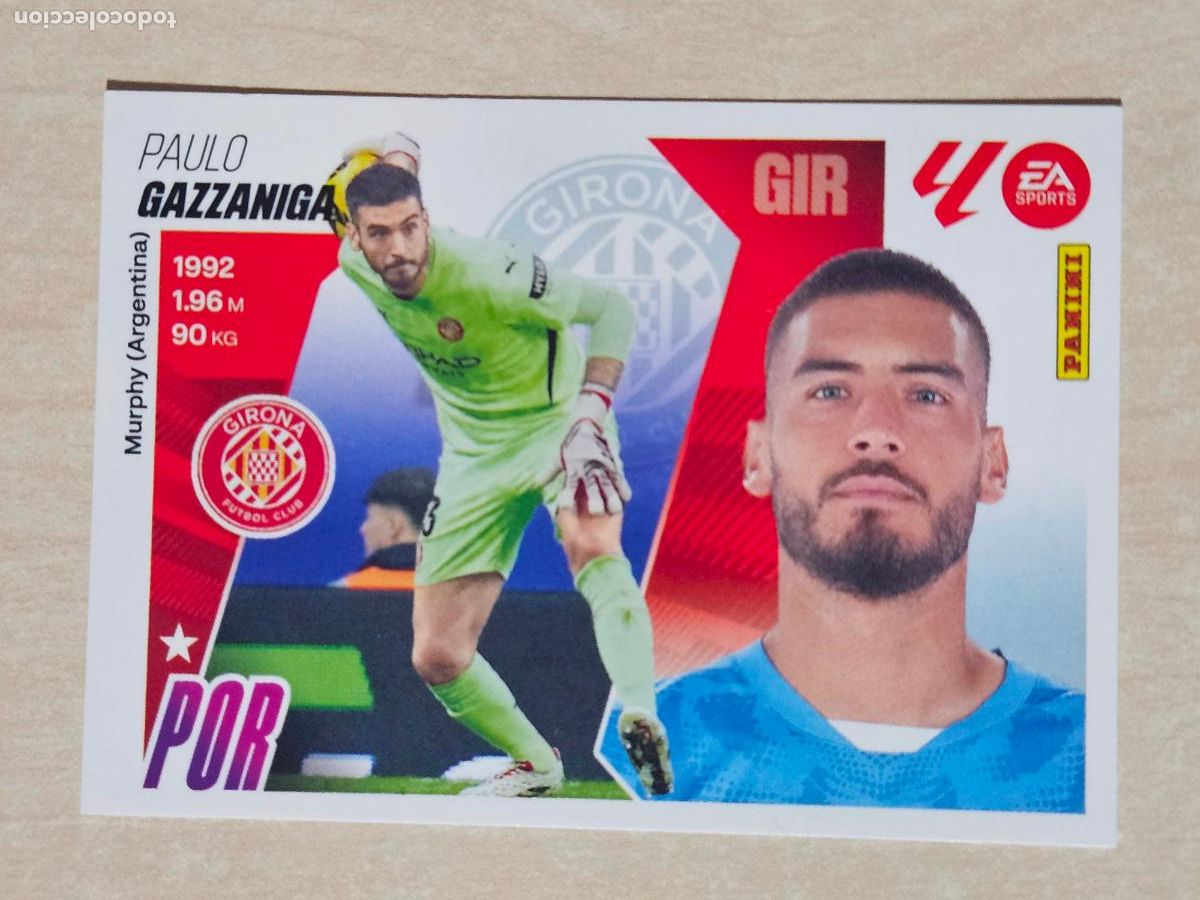 Cromos de Futebol: CROMO N&ordm; 3 GAZZANIGA - GIRONA - EDICIONES ESTE 2025-26 - 25/26 (NUEVO)