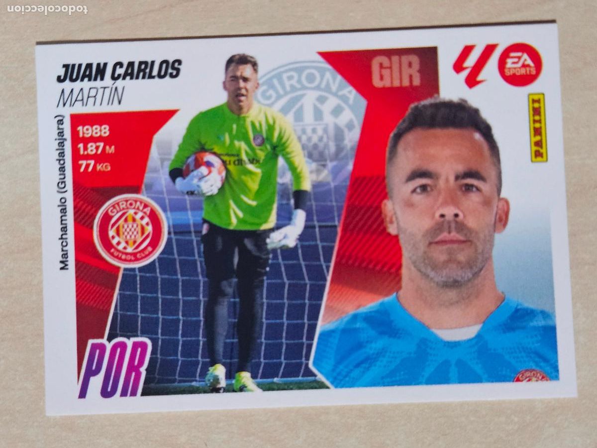 Cromos de Futebol: CROMO N&ordm; 4B JUAN CARLOS - GIRONA - EDICIONES ESTE 2025-26 - 25/26 (NUEVO)