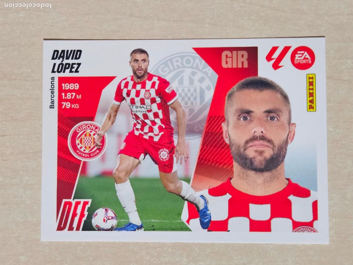 Cromos de Futebol: CROMO N&ordm; 7 DAVID LOPEZ - GIRONA - EDICIONES ESTE 2025-26 - 25/26 (NUEVO)