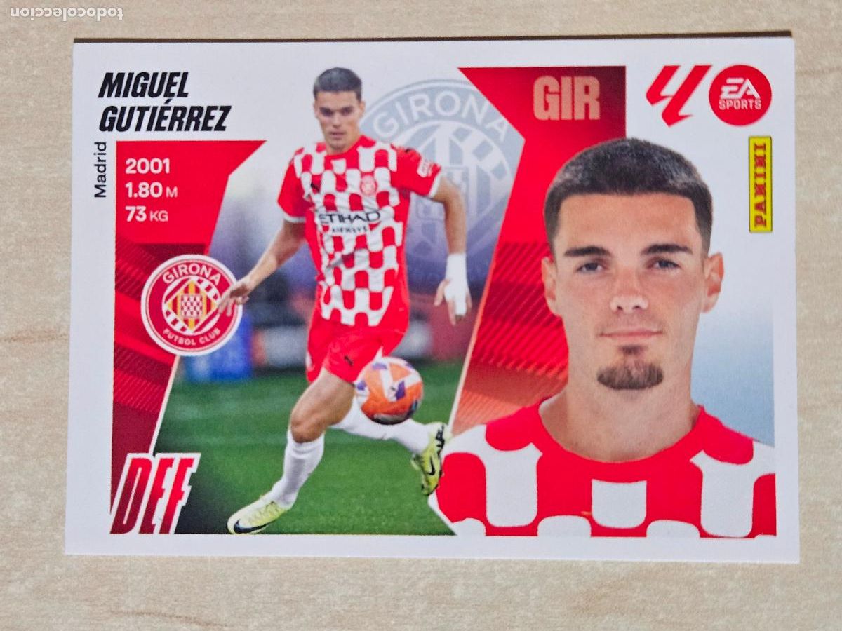 Cromos de Futebol: CROMO N&ordm; 10 MIGUEL GUTIERREZ - GIRONA - EDICIONES ESTE 2025-26 - 25/26 (NUEVO)
