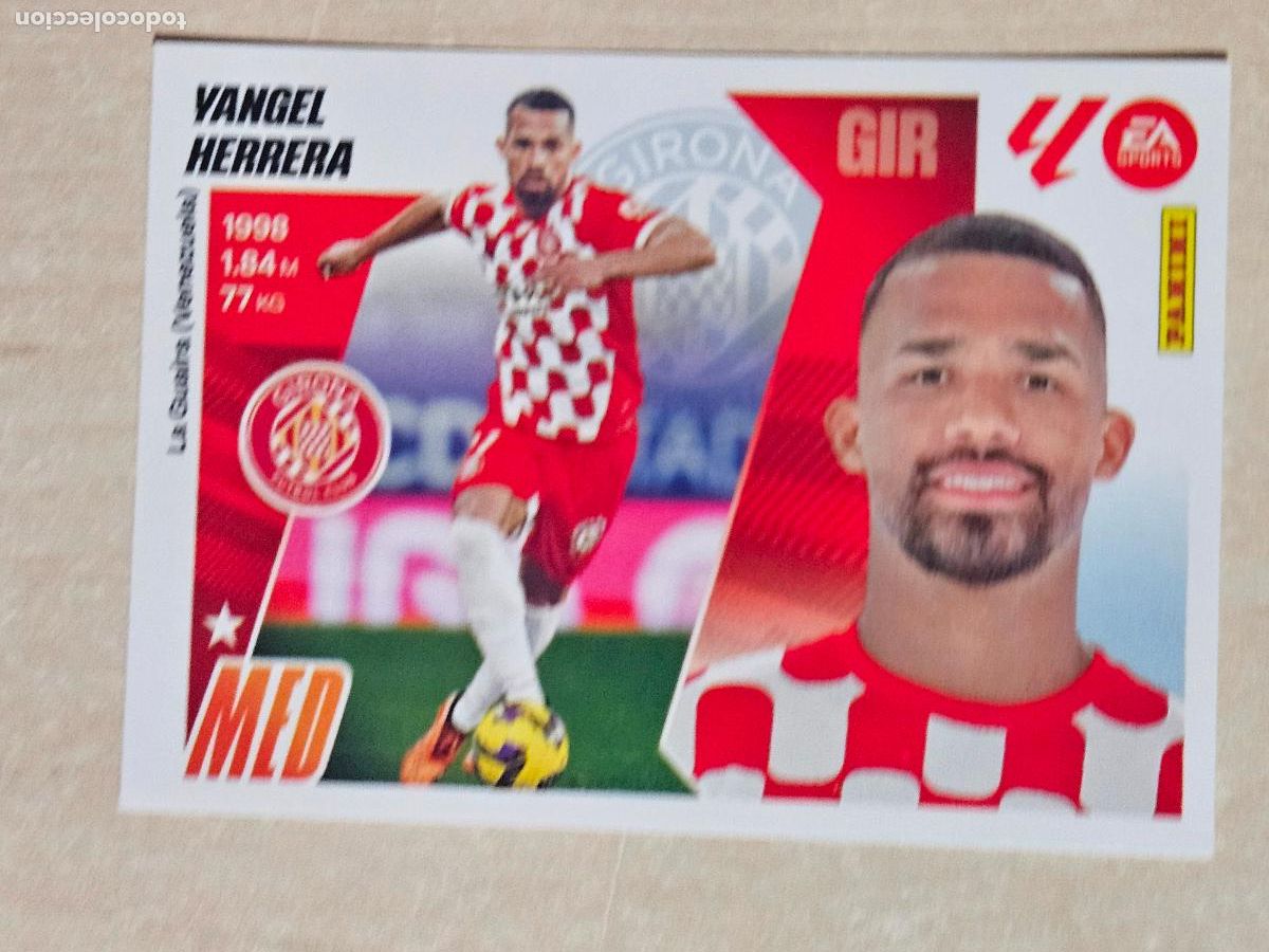 Cromos de Futebol: CROMO N&ordm; 14 YANGEL HERRERA - GIRONA - EDICIONES ESTE 2025-26 - 25/26 (NUEVO)