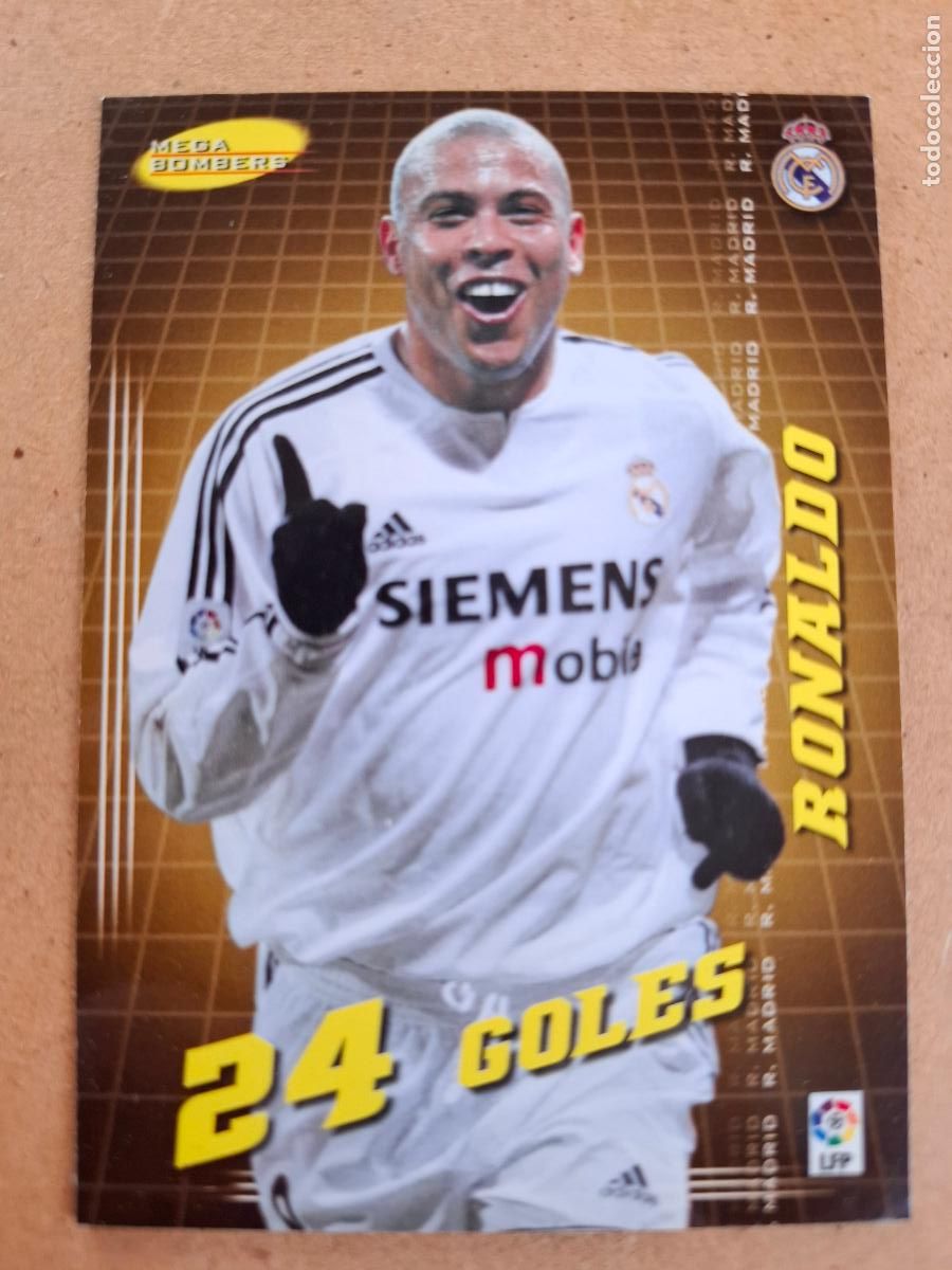 Cromos de F&uacute;tbol: MEGACRACKS 2004 2005 04 05 - 397 RONALDO ( MEGA BOMBERS ) - REAL MADRID