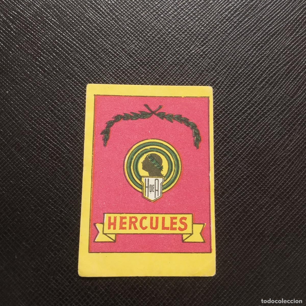 Fu&szlig;ball-Sticker: ESCUDO HERCULES BRUGUERA 1950 1951 CROMO FUTBOL 50 51 LIGA - SIN PEGAR - A109 PG199