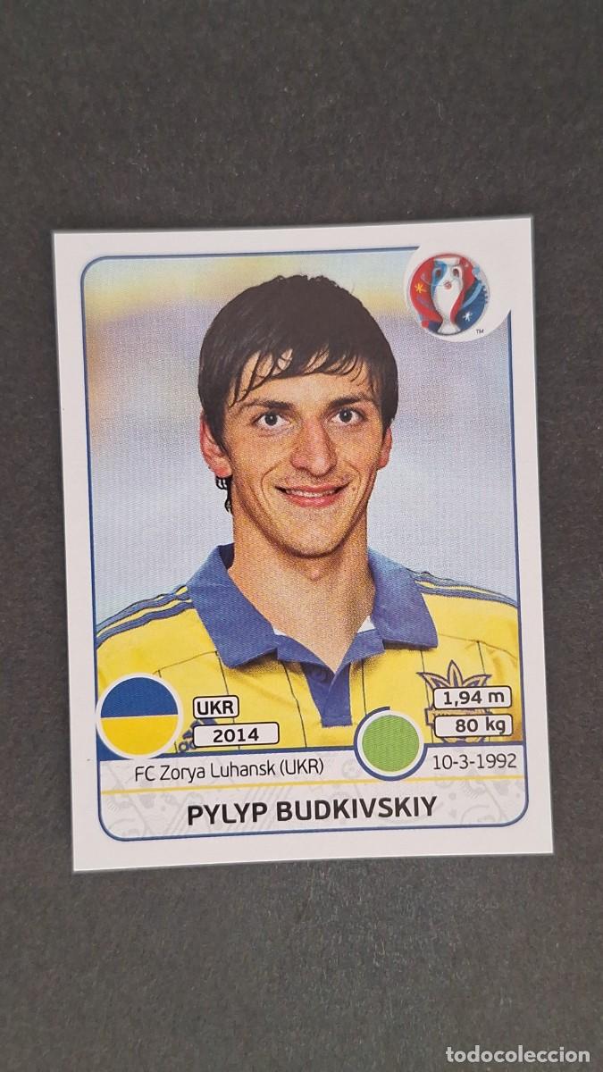 Figurine di Calcio: L1 PYLYP BUDKIVSKIY SELECCION UCRANIA 290 EUROCOPA 2016 PANINI NUNCA PEGADO SIN PEGAR