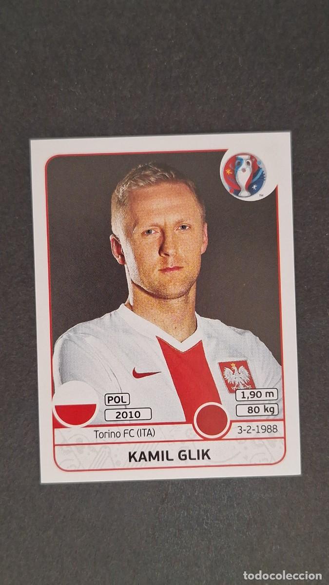 Figurine di Calcio: L1 KAMIL GLIK SELECCION POLONIA 295 EUROCOPA 2016 PANINI NUNCA PEGADO SIN PEGAR