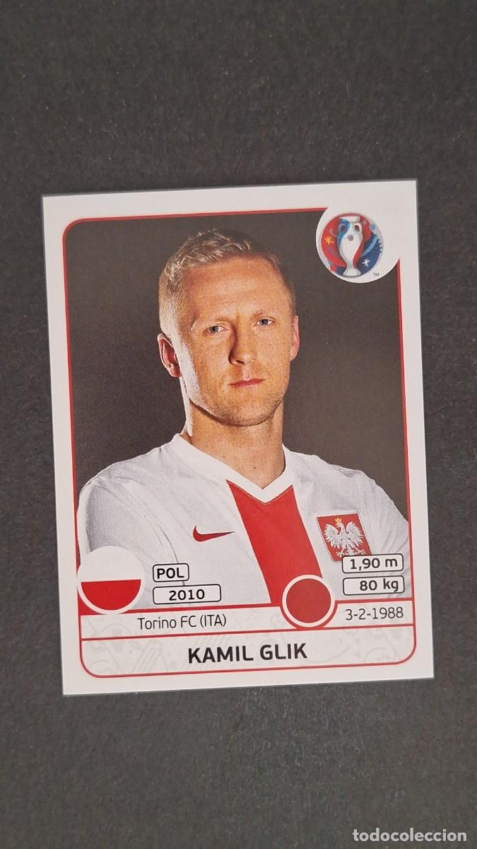 Figurine di Calcio: L1 KAMIL GLIK SELECCION POLONIA 295 EUROCOPA 2016 PANINI NUNCA PEGADO SIN PEGAR