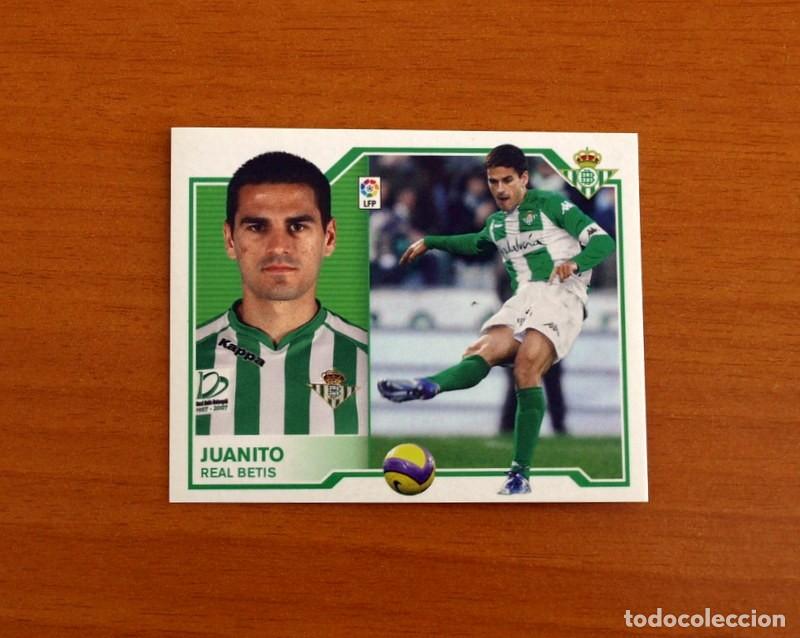 Cromos de F&uacute;tbol: Real Betis - Juanito - Liga 2007-2008, 07-08 - Ediciones Este - Nunca pegado