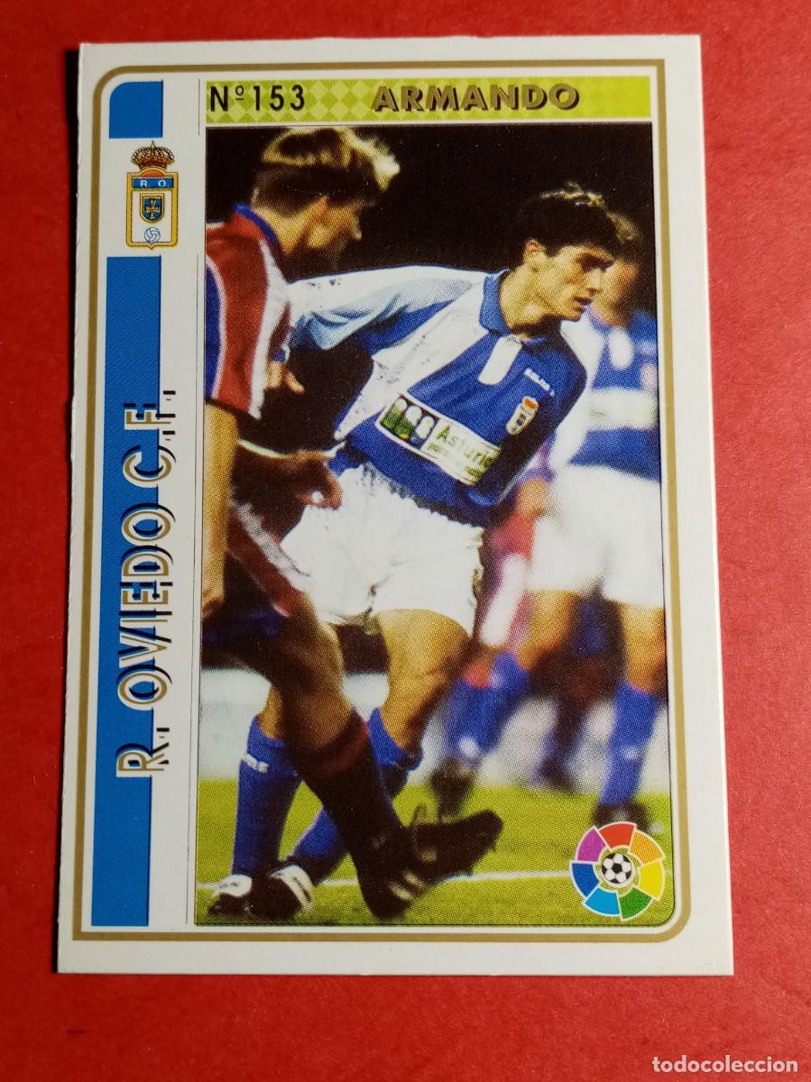 Cromos de F&uacute;tbol: N&ordm; 153 ARMANDO R. OVIEDO C.F. FICHAS DE LA LIGA 1994/95 1994 mundicromo