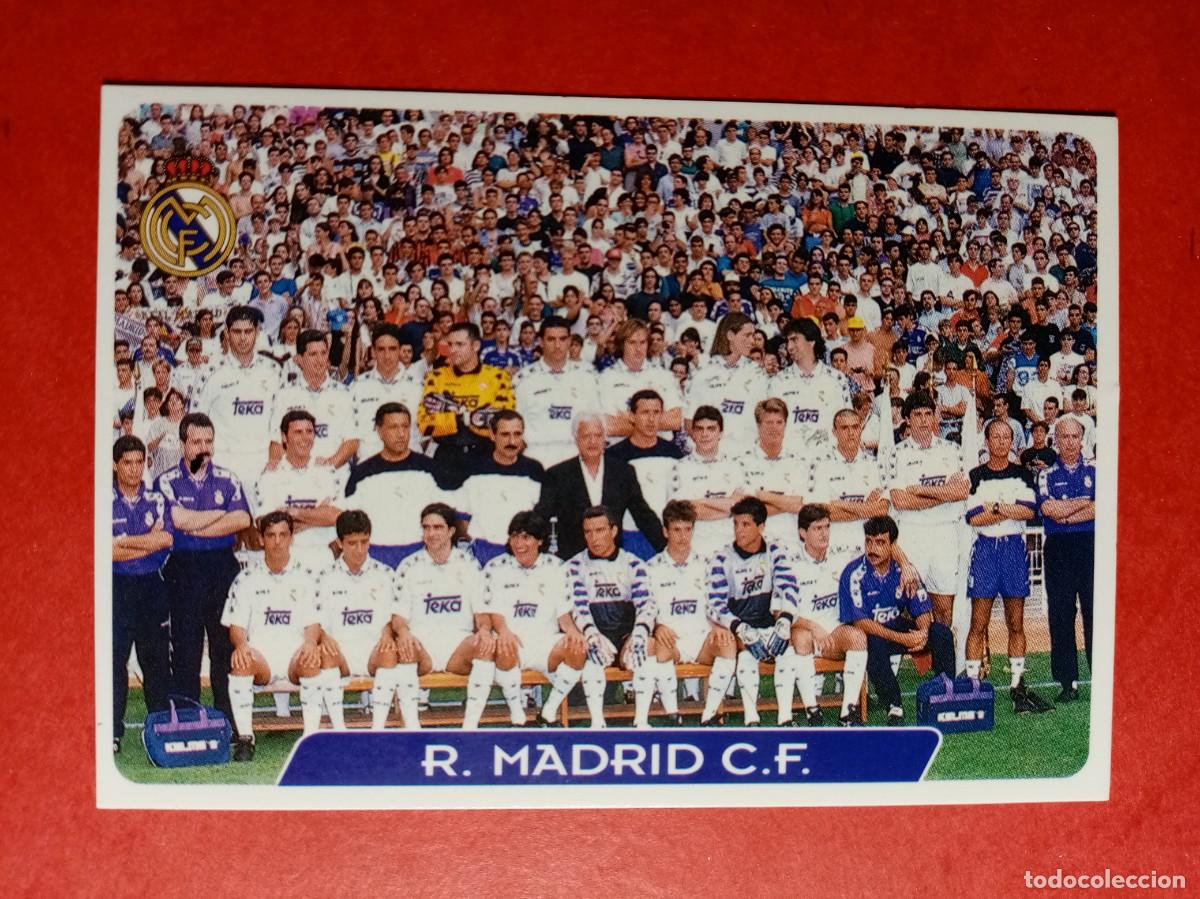 Cromos de F&uacute;tbol: N&ordm; 1 FOTO PLANTILLA, REAL MADRID FICHAS 1995 1996 95 96 MUNDICROMO