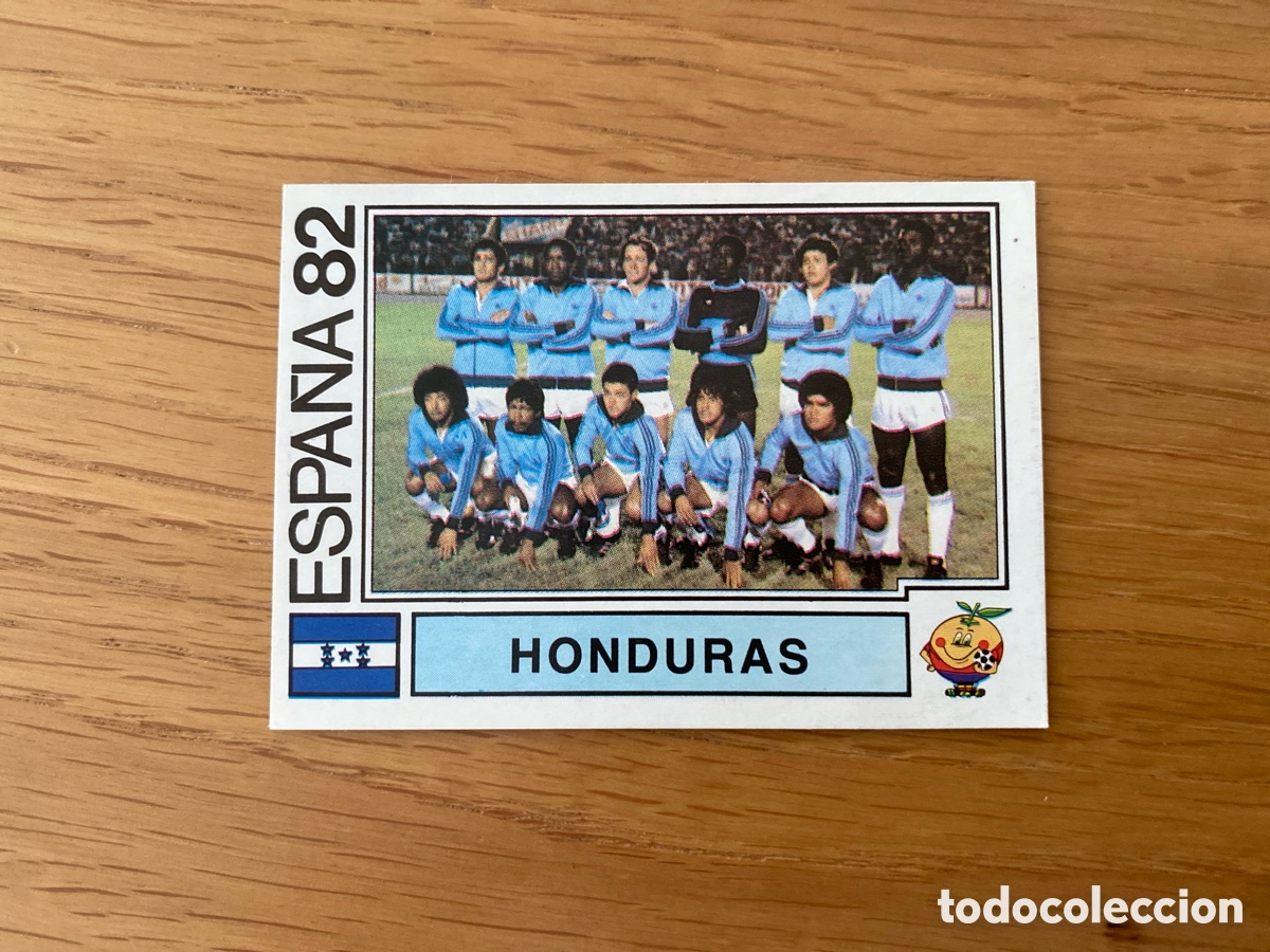Fu&szlig;ball-Sticker: Cromo panini mundial Espa&ntilde;a 82 n&uacute;mero 347 Honduras Team - Sticker album world cup Spain 1982