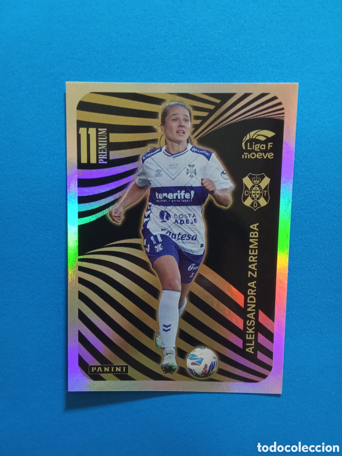 Cromos de F&uacute;tbol: CROMO PREMIUM ALEKSANDRA ZAREMBA TENERIFE 25-26