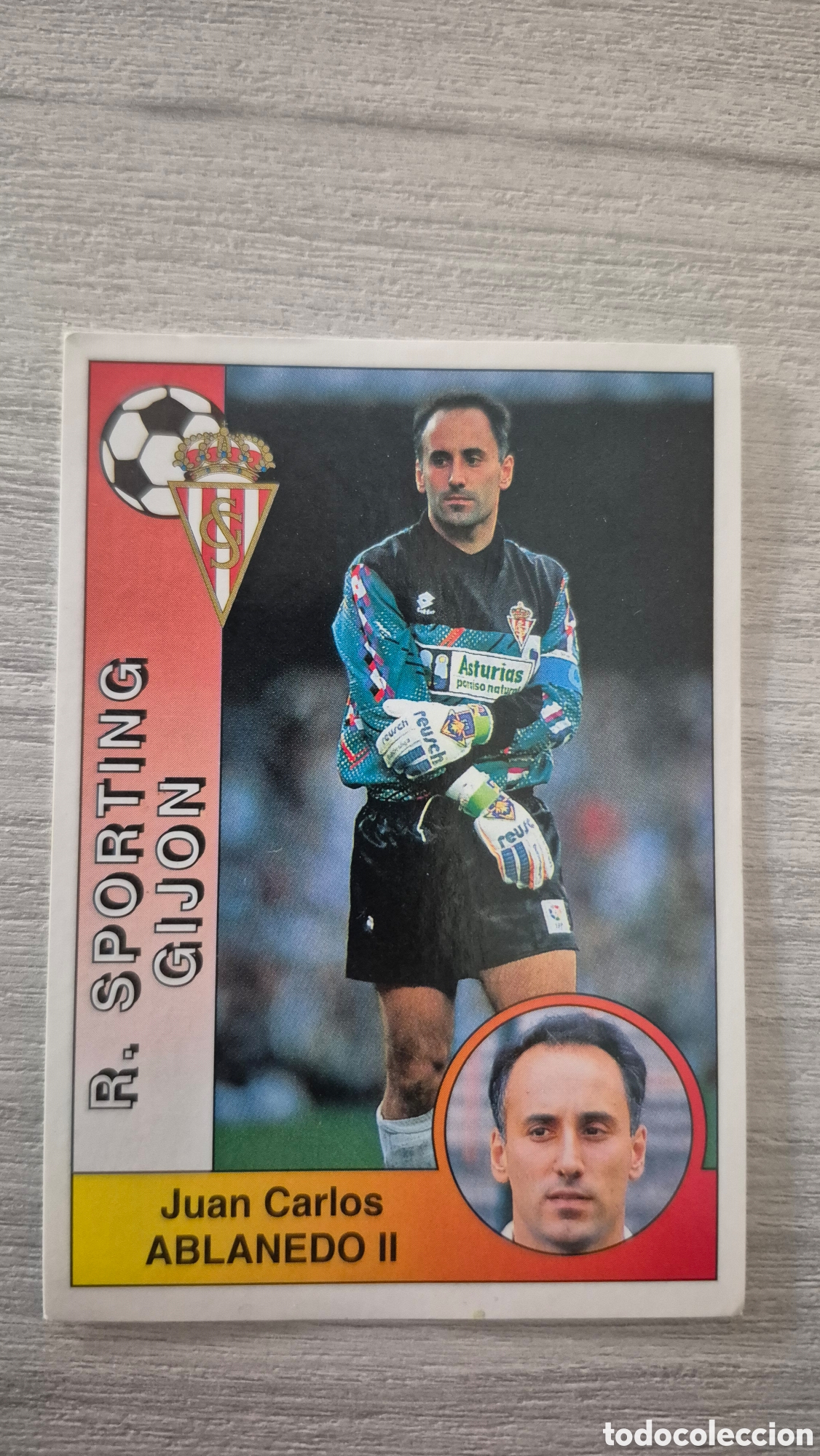 Cromos de F&uacute;tbol: N&deg;272 Sporting De Gijon Ablanedo II Liga 94/95
