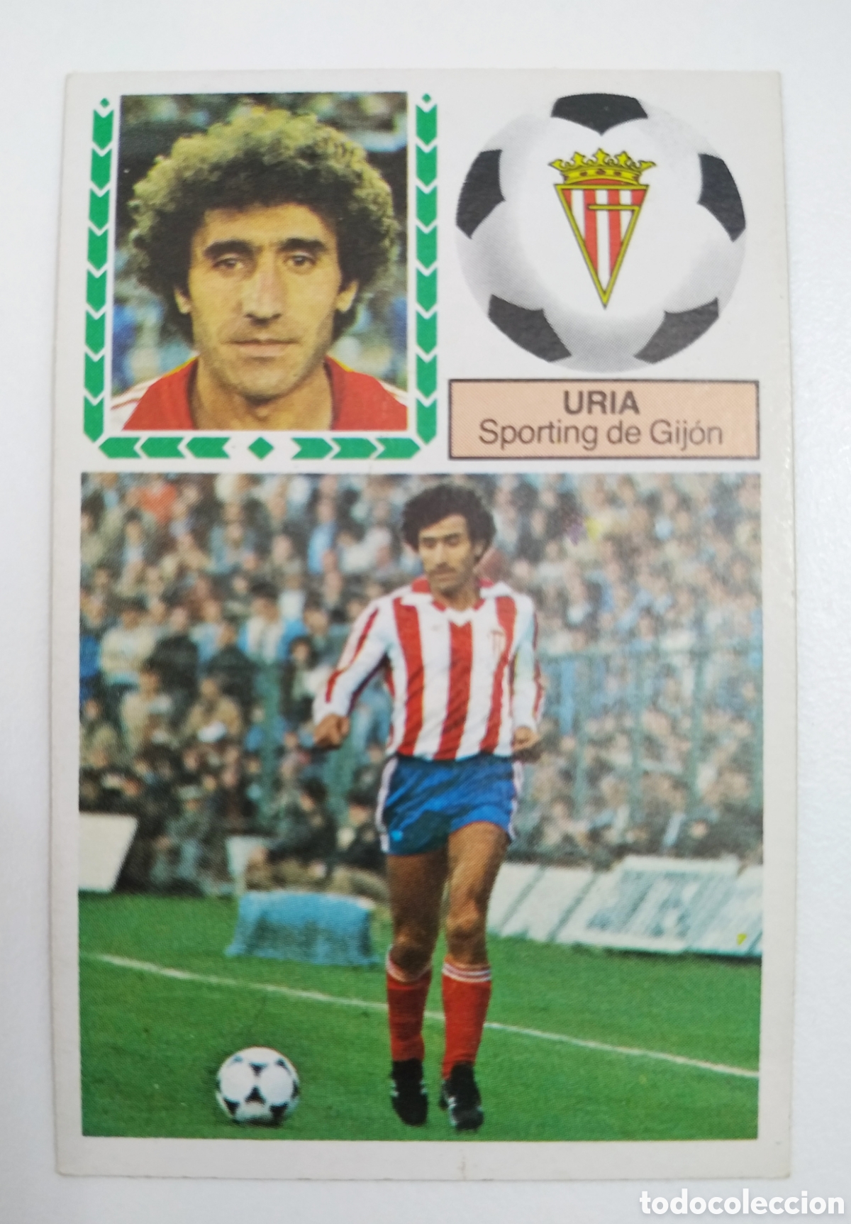 Cromos de F&uacute;tbol: CROMO BAJA URIA SPORTING GIJON CROMOS ALBUM LIGA EDICIONES ESTE 1983 - 1984