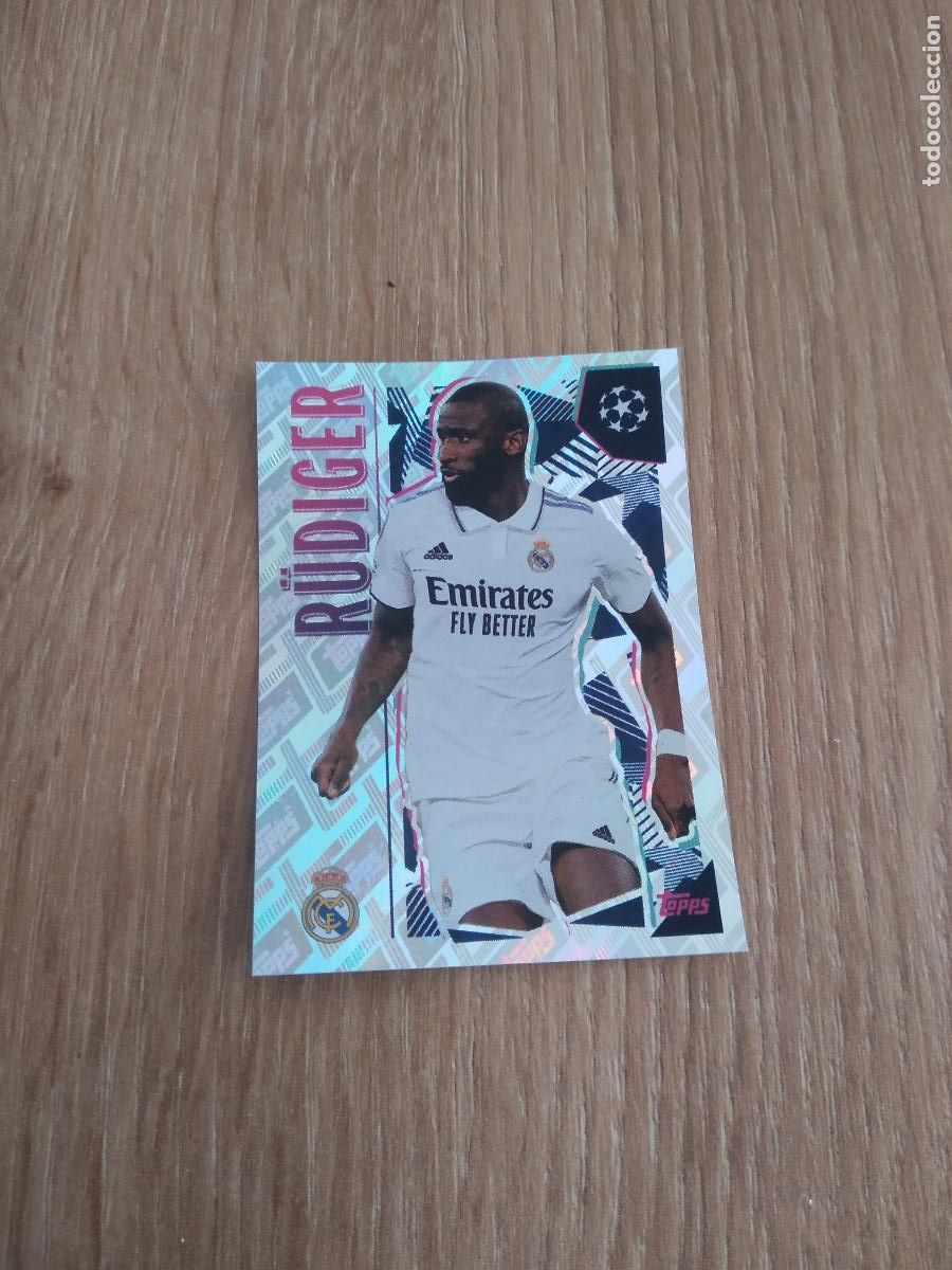 Cromos de F&uacute;tbol: 6 RUDIGER REAL MADRID CROMO FUTBOL UEFA CHAMPIONS LEAGUE 2022-2023 TOPPS 22-23