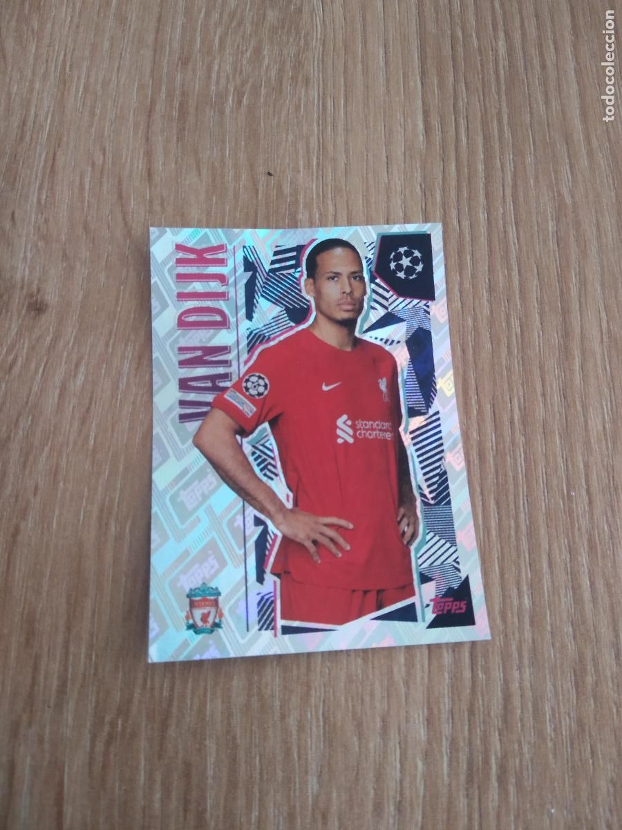 Cromos de F&uacute;tbol: 7 VAN DIJK LIVERPOOL CROMO FUTBOL UEFA CHAMPIONS LEAGUE 2022-2023 TOPPS 22-23