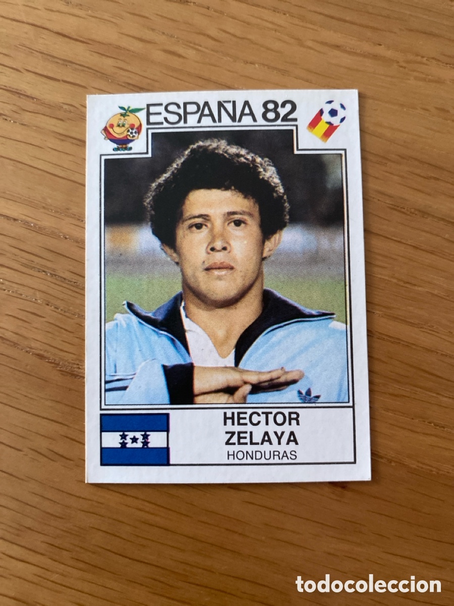 Cromos de F&uacute;tbol: Cromo panini mundial Espa&ntilde;a 82 n&uacute;mero 354 Zelaya - Sticker album world cup Spain 1982