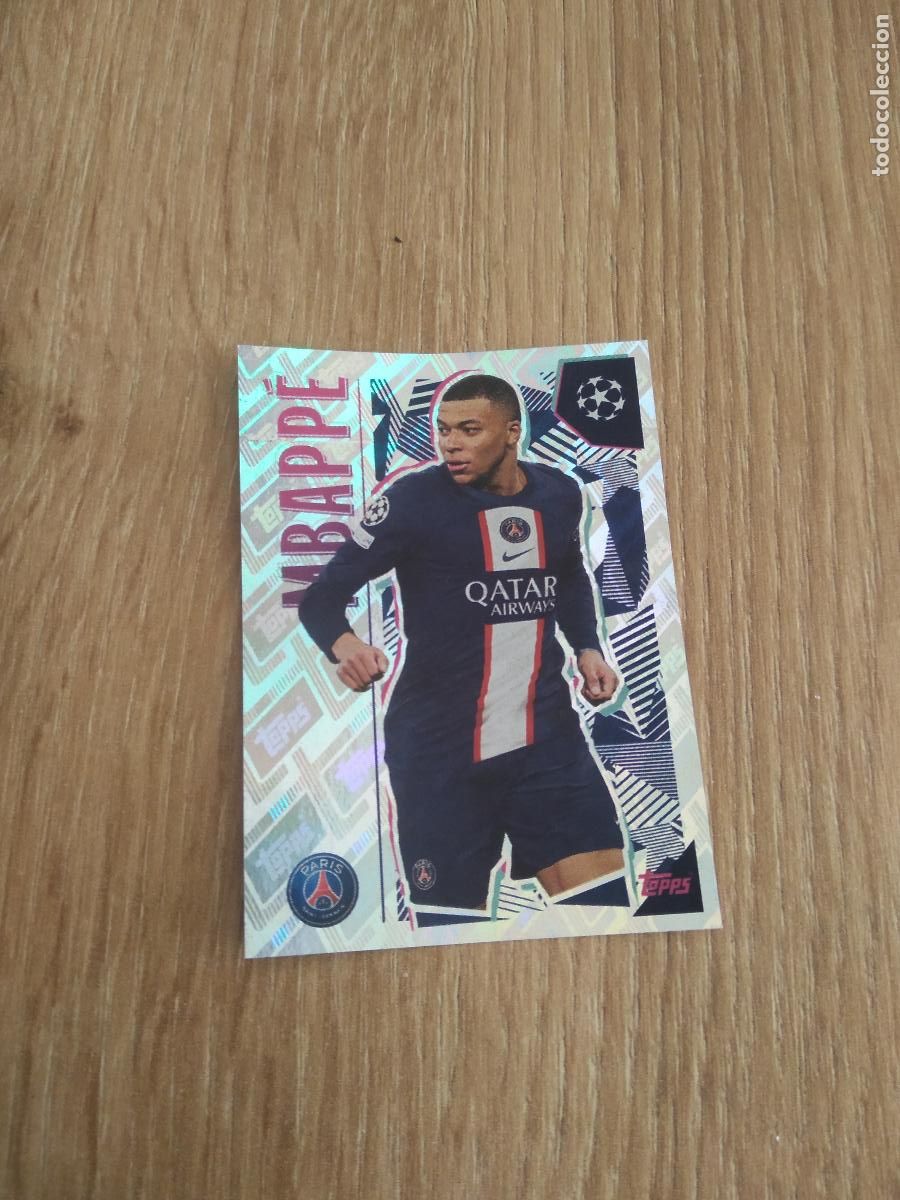 Cromos de F&uacute;tbol: 12 MBAPPE PARIS SAINT GERMAIN PSG CROMO FUTBOL UEFA CHAMPIONS LEAGUE 2022-2023 TOPPS 22-23