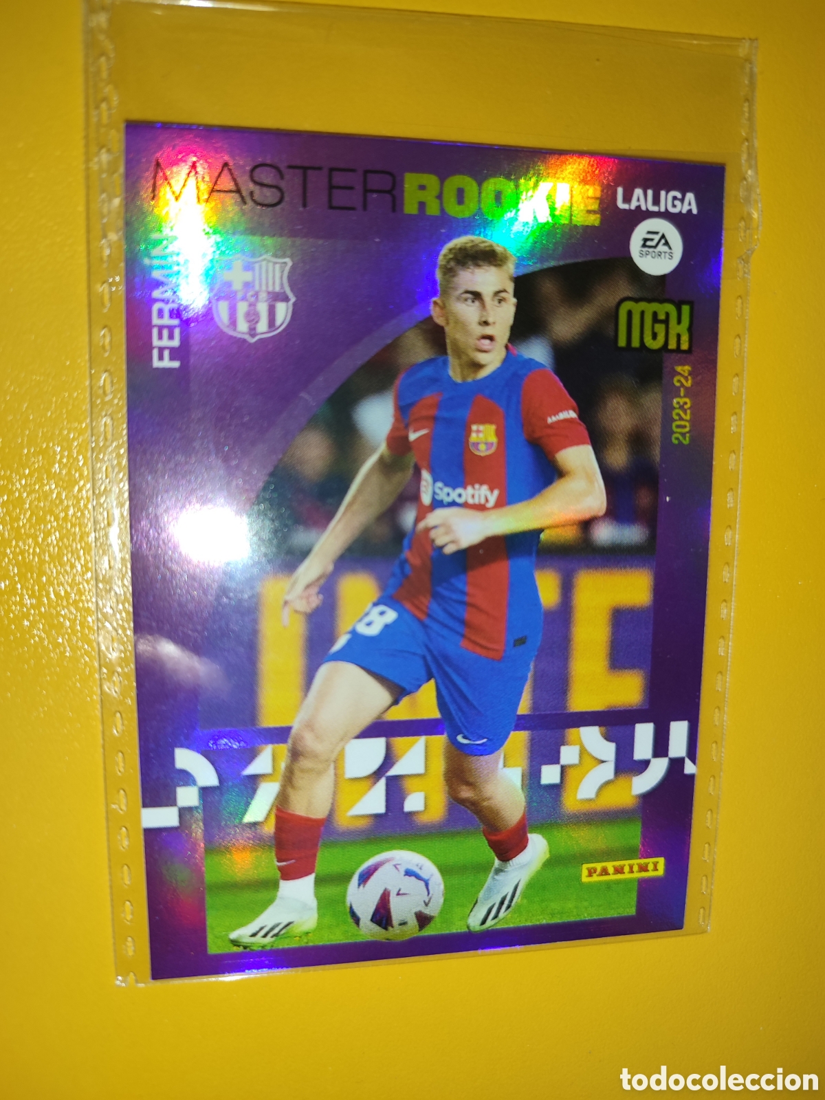 Cromos de F&uacute;tbol: Card Ferm&iacute;n M&aacute;ster Rookie Megacraks 23/24