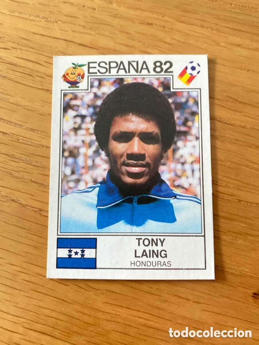 Figurine di Calcio: Cromo panini mundial Espa&ntilde;a 82 n&uacute;mero 359 Laing - Sticker album world cup Spain 1982