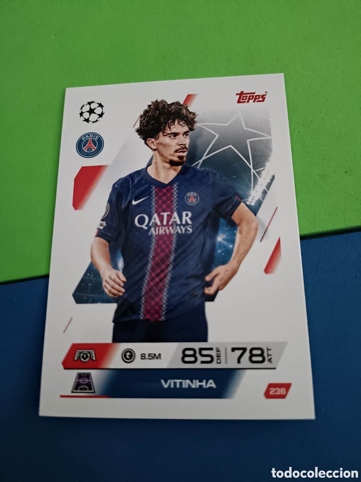 Cromos de F&uacute;tbol: Topps Match Attax 2025 2026 - 236 Vitinha