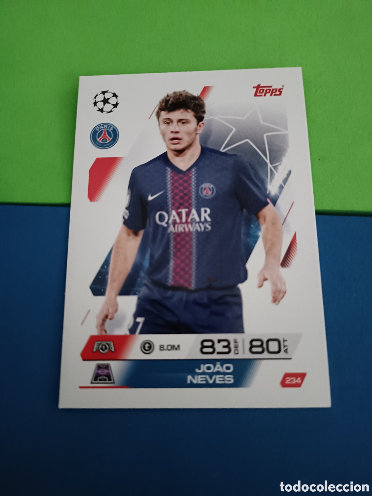 Cromos de F&uacute;tbol: Topps Match Attax 2025 2026 - 234 Joao Neves