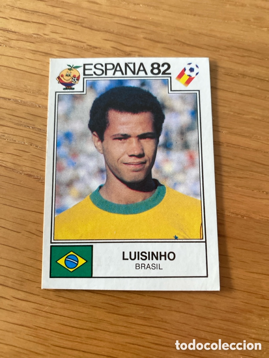 Cromos de F&uacute;tbol: Cromo panini mundial Espa&ntilde;a 82 n&uacute;mero 368 Luisinho - Sticker album world cup Spain 1982