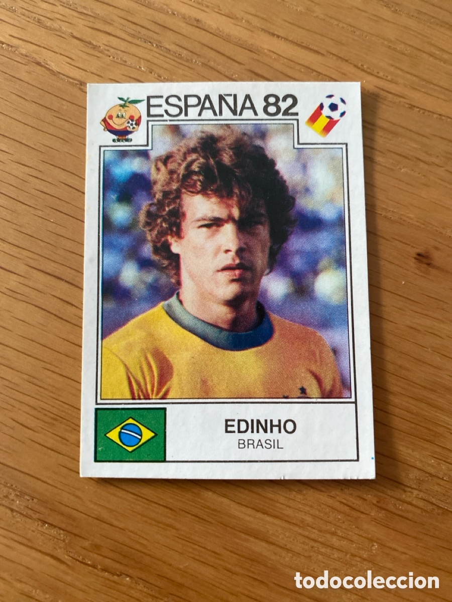 Cromos de F&uacute;tbol: Cromo panini mundial Espa&ntilde;a 82 n&uacute;mero 370 Edinho - Sticker album world cup Spain 1982