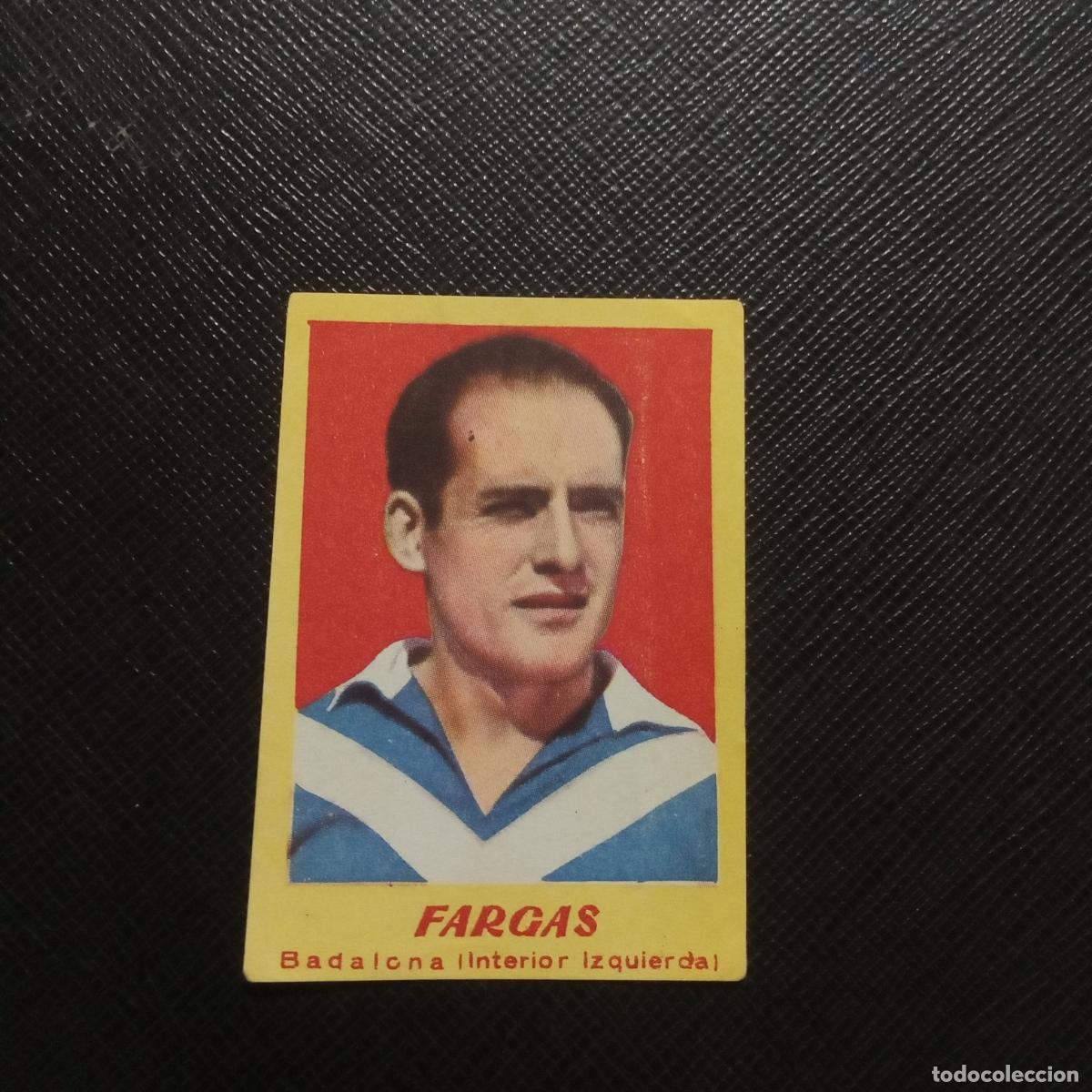 Cromos de Futebol: FARGAS BADALONA BRUGUERA 1950 1951 CROMO FUTBOL 50 51 LIGA - SIN PEGAR - A109 PG370