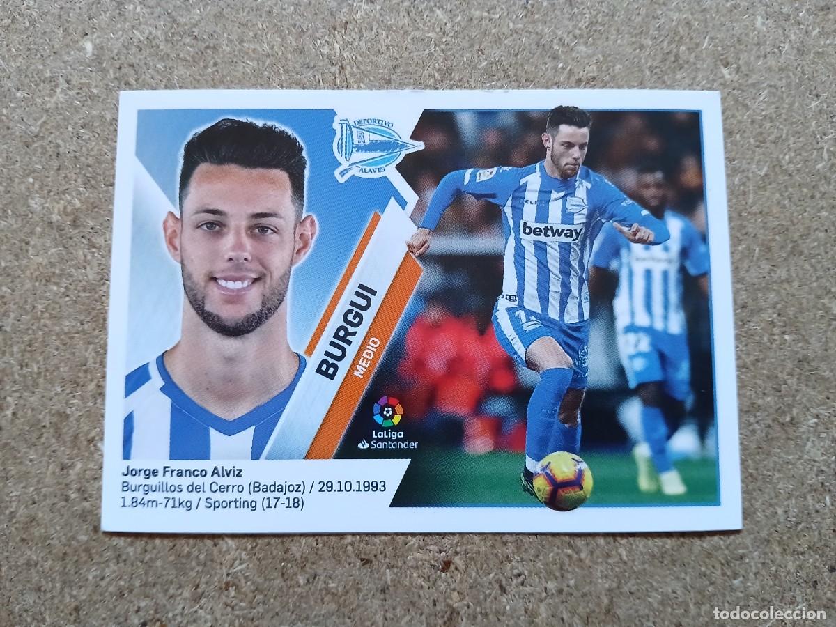 Figurine di Calcio: BURGUI - DEPORTIVO ALAVES N&ordm; 12 A LIGA ESTE 2019 2020 - 19 20