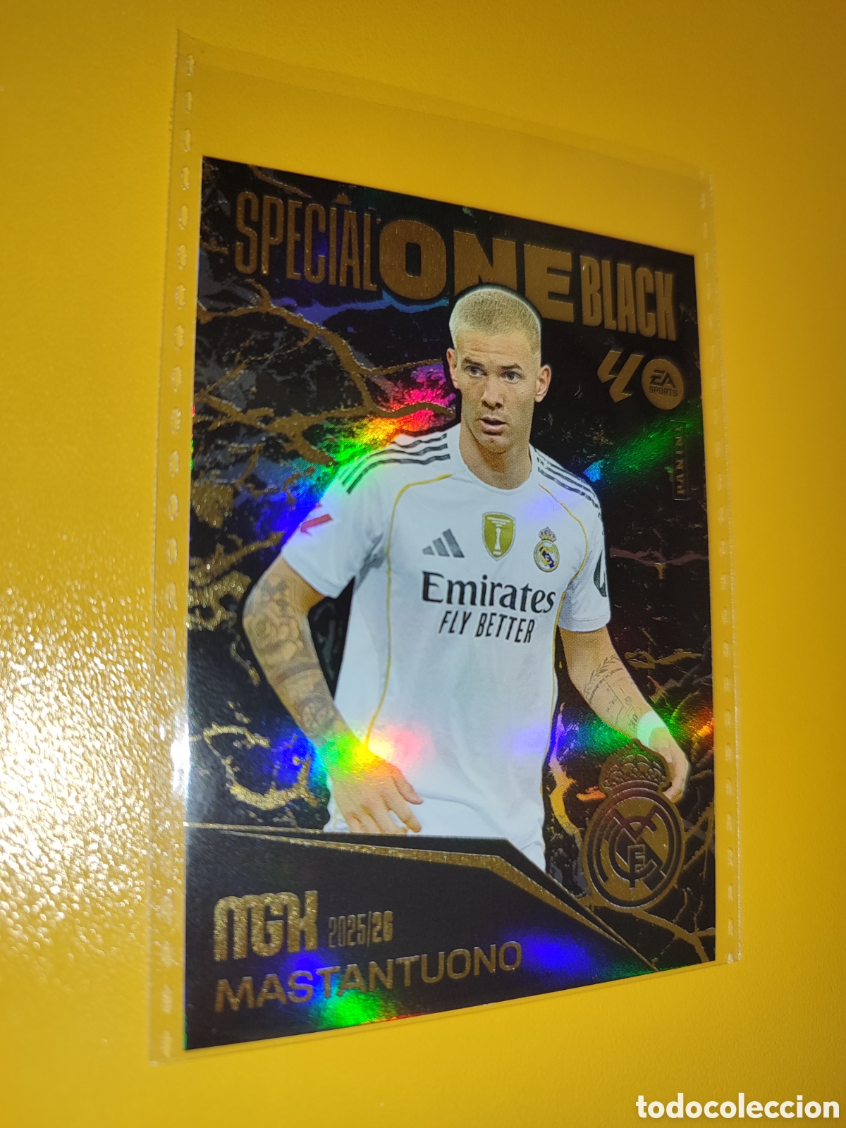 Cartes &agrave; collectionner de Football: Mastantuono Special One Black MGK 25/26