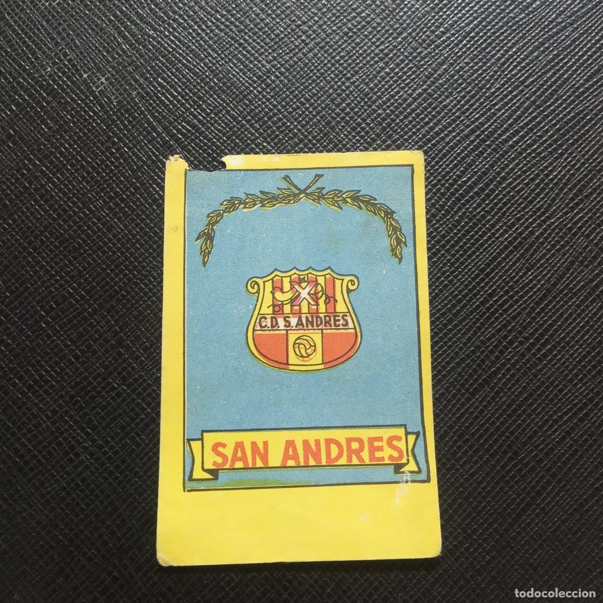 Cromos de Futebol: ESCUDO SAN ANDRES BRUGUERA 1950 1951 CROMO FUTBOL 50 51 LIGA - DESPEGADO - A109 PG442