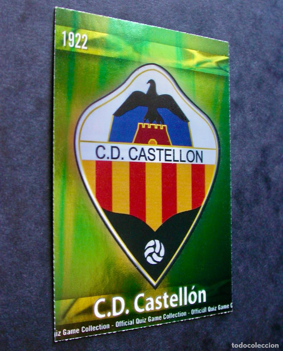 Figurine di Calcio: 838 ESCUDO BRILLO 2&ordf; DIVISI&Oacute;N / CASTELL&Oacute;N / QUIZ GAME COLLECTION 2009-2010 09-10 / MUNDICROMO
