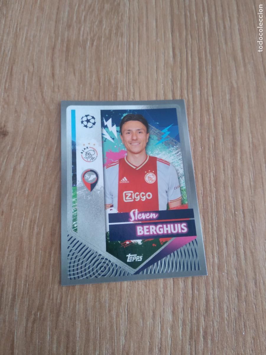 Cromos de Futebol: 57 STEVEN BERGHUIS AJAX CROMO FUTBOL UEFA CHAMPIONS LEAGUE 2022-2023 TOPPS 22-23