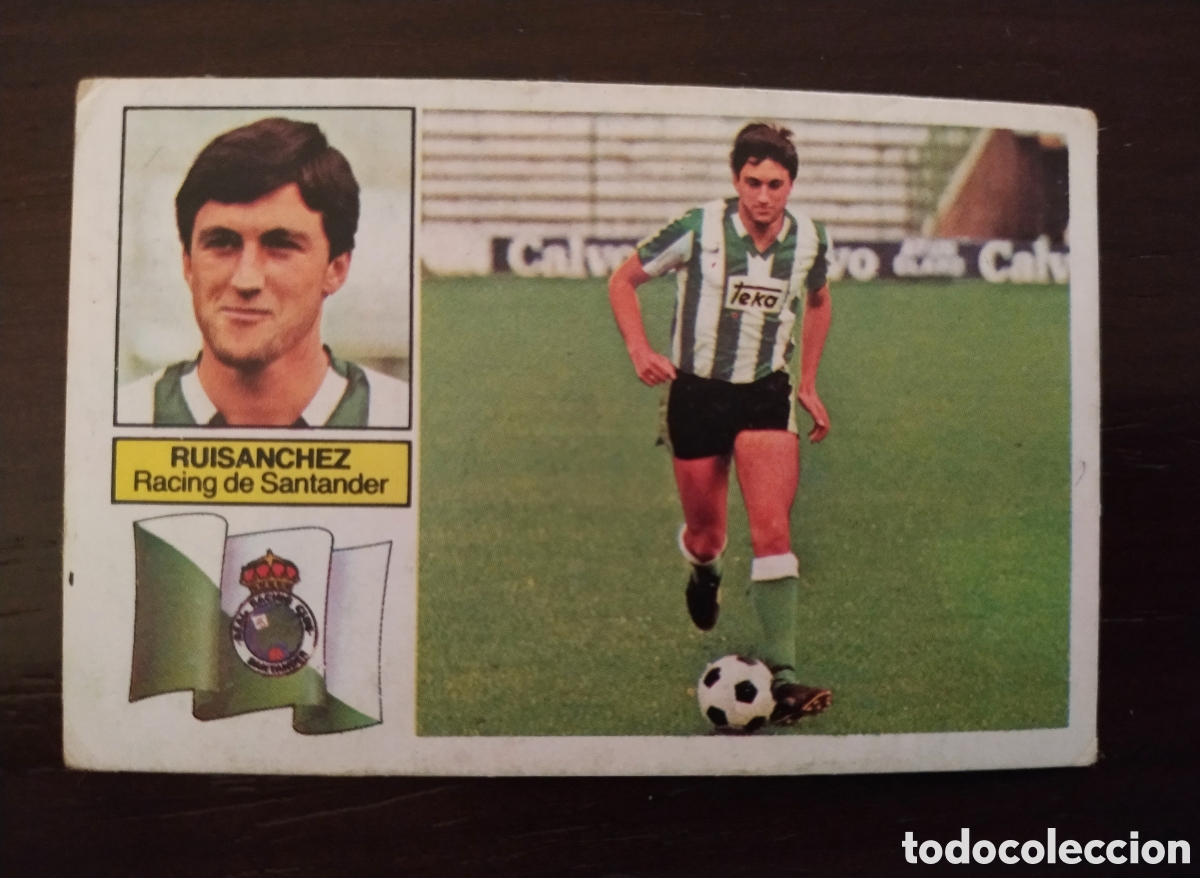 Figurine di Calcio: RUISANCHEZ COLOCA SANTANDER, EDICIONES ESTE 82-83, DESPEGADO