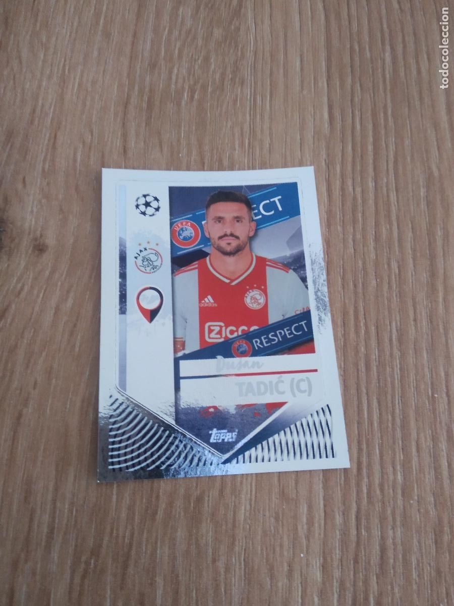 Figurine di Calcio: 60 DUSAN TADIC AJAX CROMO FUTBOL UEFA CHAMPIONS LEAGUE 2022-2023 TOPPS 22-23