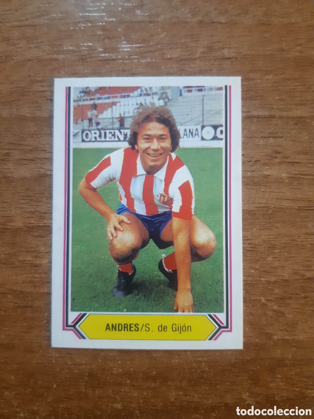 Figurine di Calcio: Andr&eacute;s (Sporting Gij&oacute;n) Liga 80-81 ESTE. Nunca pegado, sin pegar