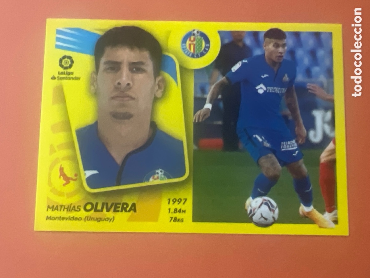 Figurine di Calcio: C3861. N&ordm; 12 OLIVERA GETAFE LIGA ESTE 21 22 2021 2022 SIN PEGAR NUNCA PEGADO
