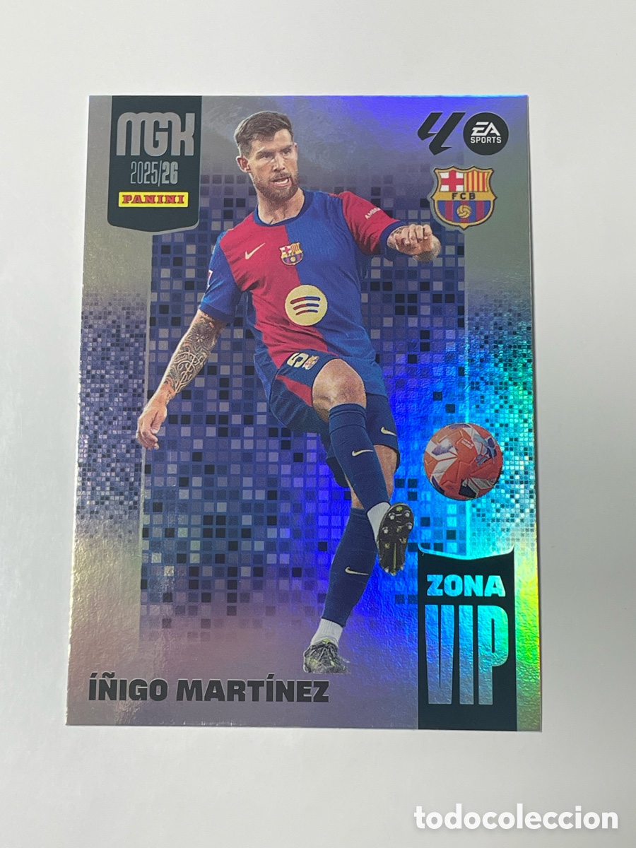 Figurine di Calcio: I&ntilde;igo Martinez F. C. Barcelona Panini Megacracks 2025/26 Zona VIP #396