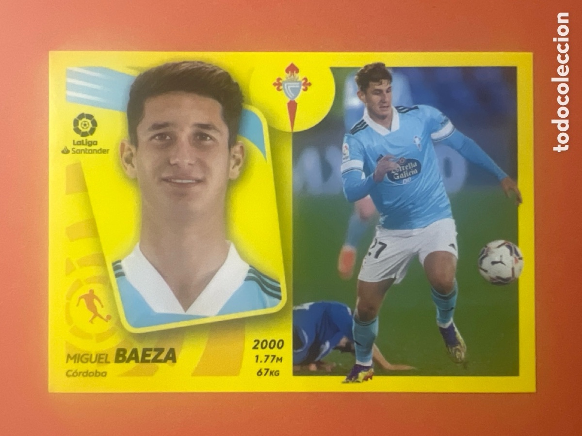 Figurine di Calcio: C3862. 17 RC Celta de Vigo, Miguel Baeza, Liga Este Panini 2021 2022 21 22