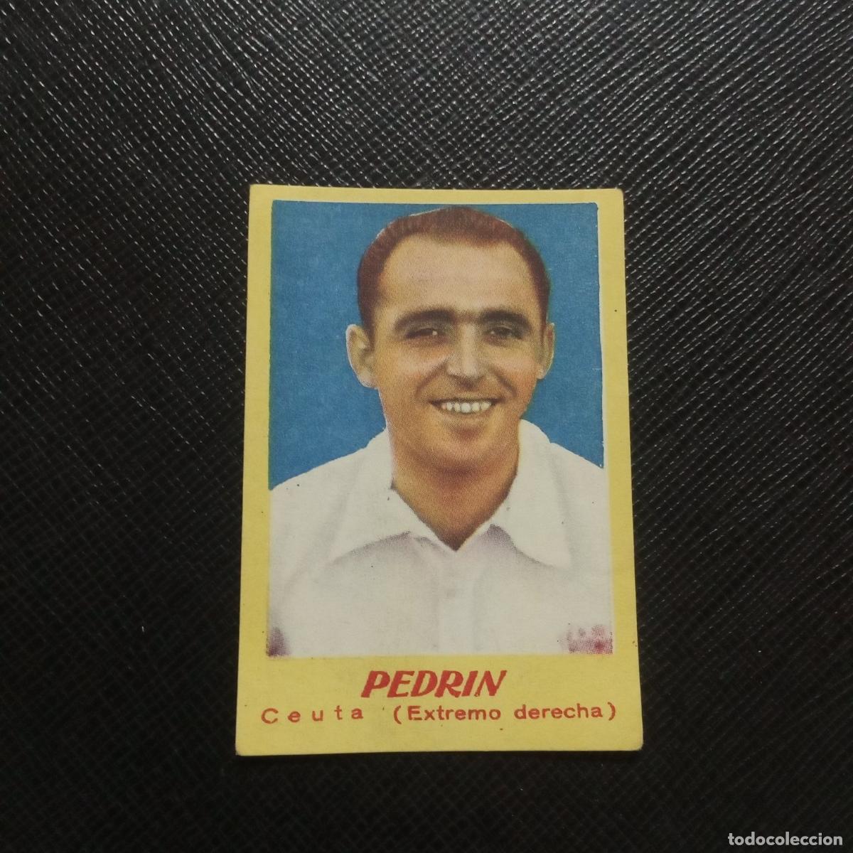 Football Stickers: PEDRIN CEUTA BRUGUERA 1950 1951 CROMO FUTBOL 50 51 LIGA - SIN PEGAR - A109 PG487
