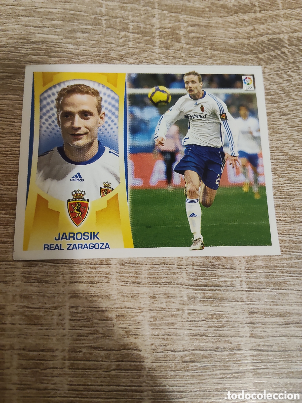 Cromos de F&uacute;tbol: Jarosik Real Zaragoza fichaje de invierno liga 2009 2010 09 10 ediciones este