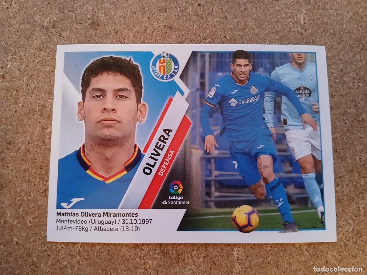 Fu&szlig;ball-Sticker: OLIVERA - GETAFE CF N&ordm; 7 B LIGA ESTE 2019 2020 - 19 20