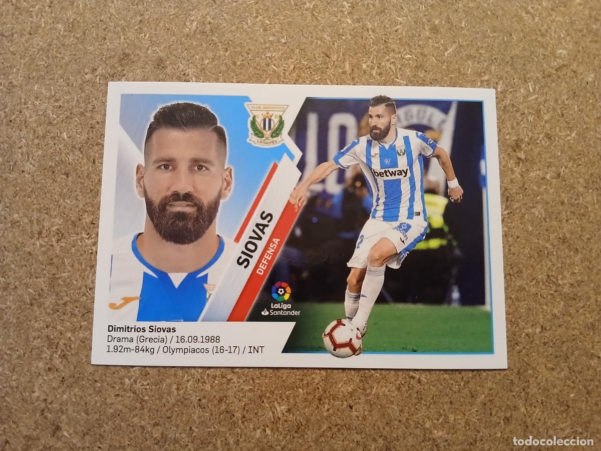 Fu&szlig;ball-Sticker: SIOVAS - CD LEGANES N&ordm; 7 LIGA ESTE 2019 2020 - 19 20