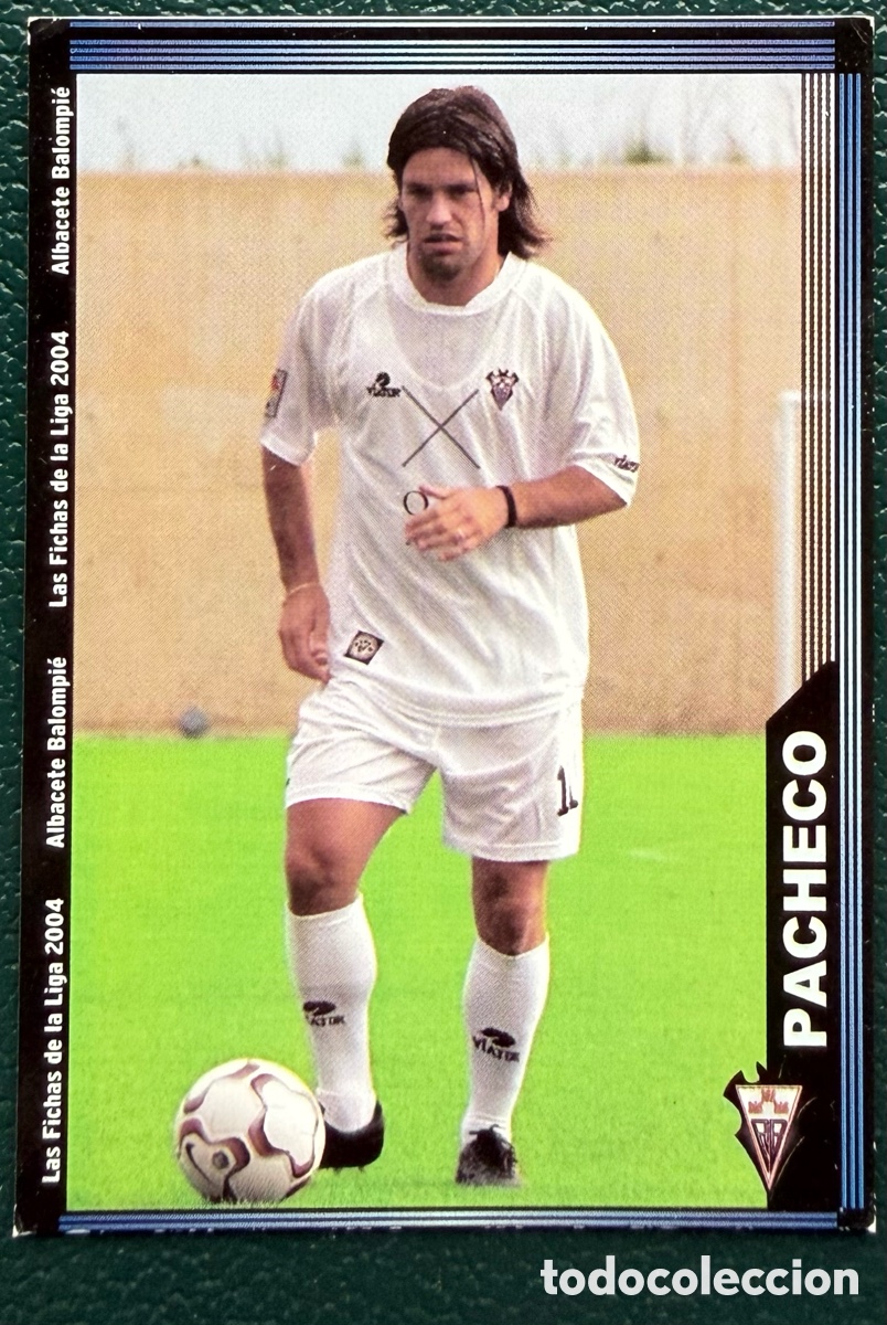Cartes &agrave; collectionner de Football: 529 PACHECO ALBACETE FICHAS ALBUM MUNDICROMO 2003 2004 03 04