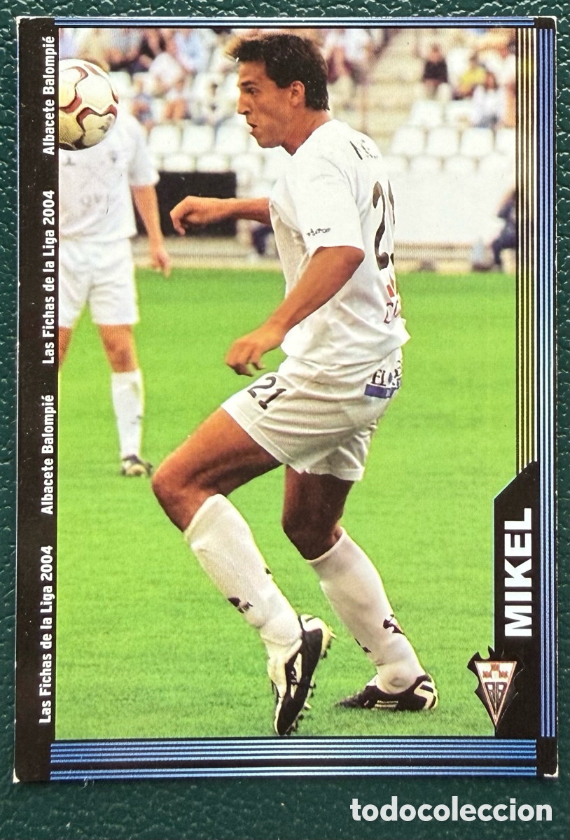 Fu&szlig;ball-Sticker: 663 MIKEL ALBACETE FICHAS ALBUM MUNDICROMO 2003 2004 03 04