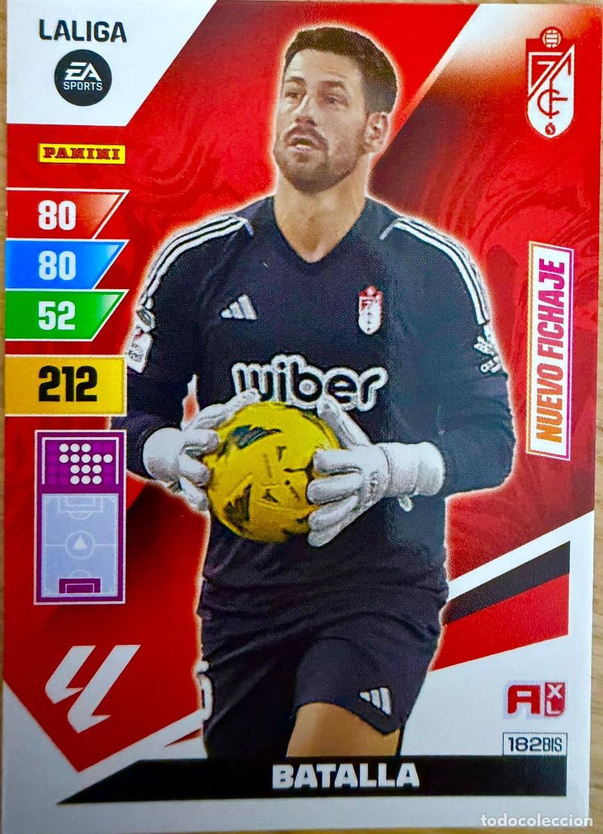 Fu&szlig;ball-Sticker: 182 BIS BATALLA GRANADA FICHAJE ADRENALYN XL 23 24 2023 2024 LIGA PANINI CARTAS FUTBOL
