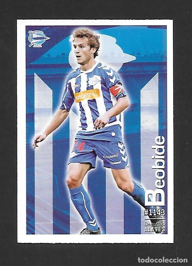 Fu&szlig;ball-Sticker: # 1143 UH BEOBIDE (DEPORTIVO ALAVES) MUNDICROMO QUIZ GAME PLATINUM LIGA 2015 2016