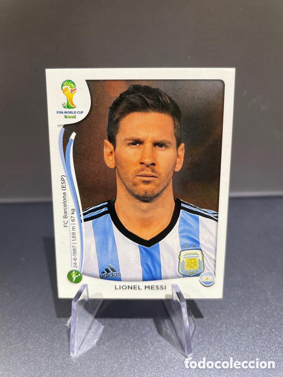 Cromos de F&uacute;tbol: Lionel Messi 430 FIFA World Cup Brasil 2014 Panini Argentina